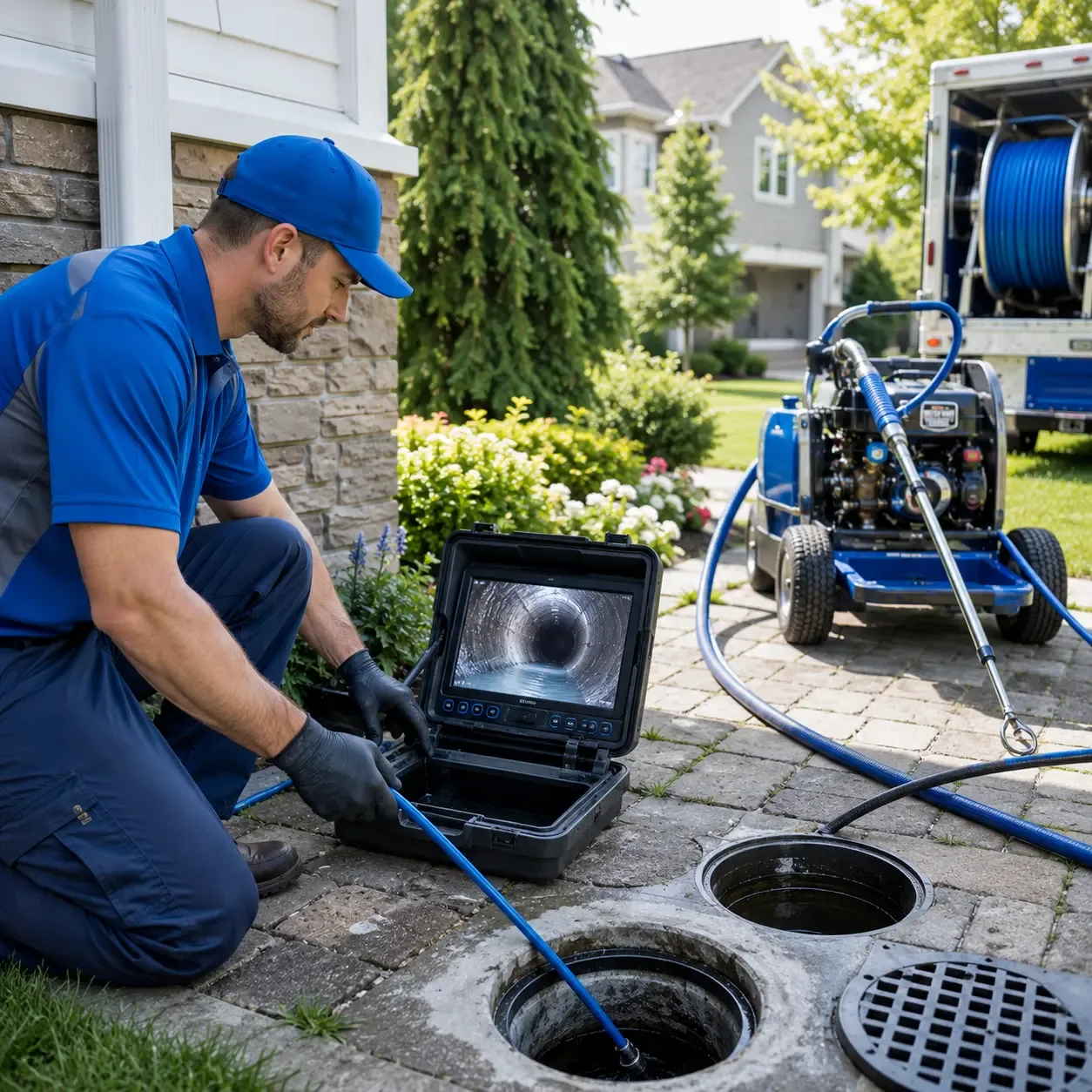 Outdoor drain cleaning professionals serving Sheridan, MI