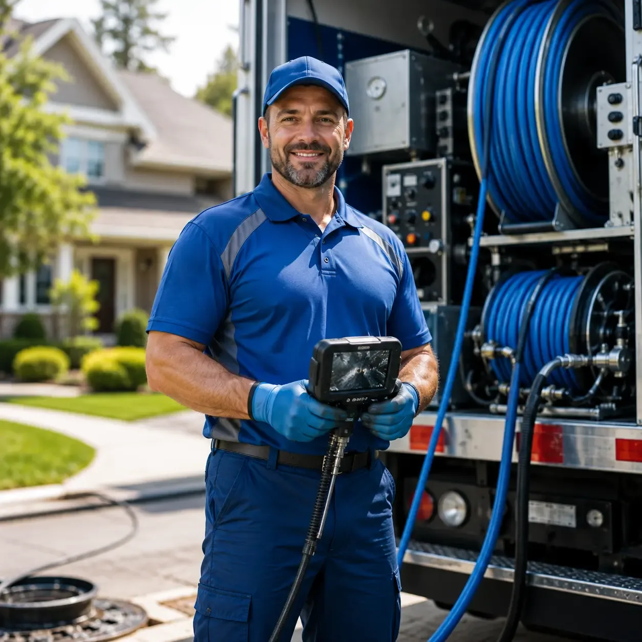 Local outdoor drain cleaning specialists in Sheridan, MI